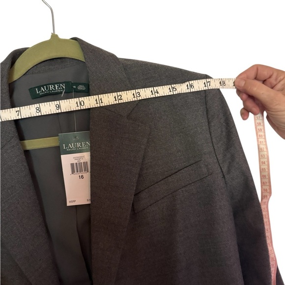 NWT Ralph Lauren Gray Blazer – Size 16 - Picture 8 of 10